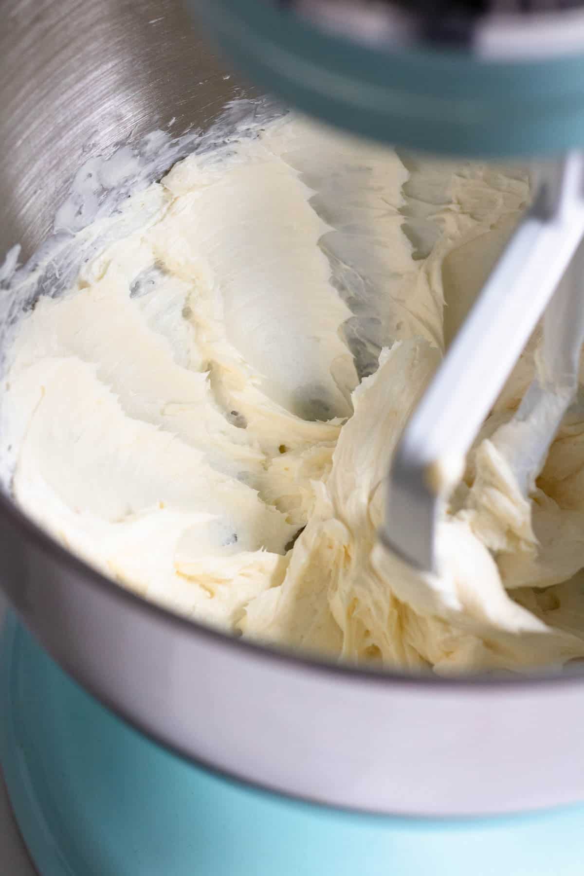 Peanut Butter Cream Cheese Frosting - The Domestic Spoon