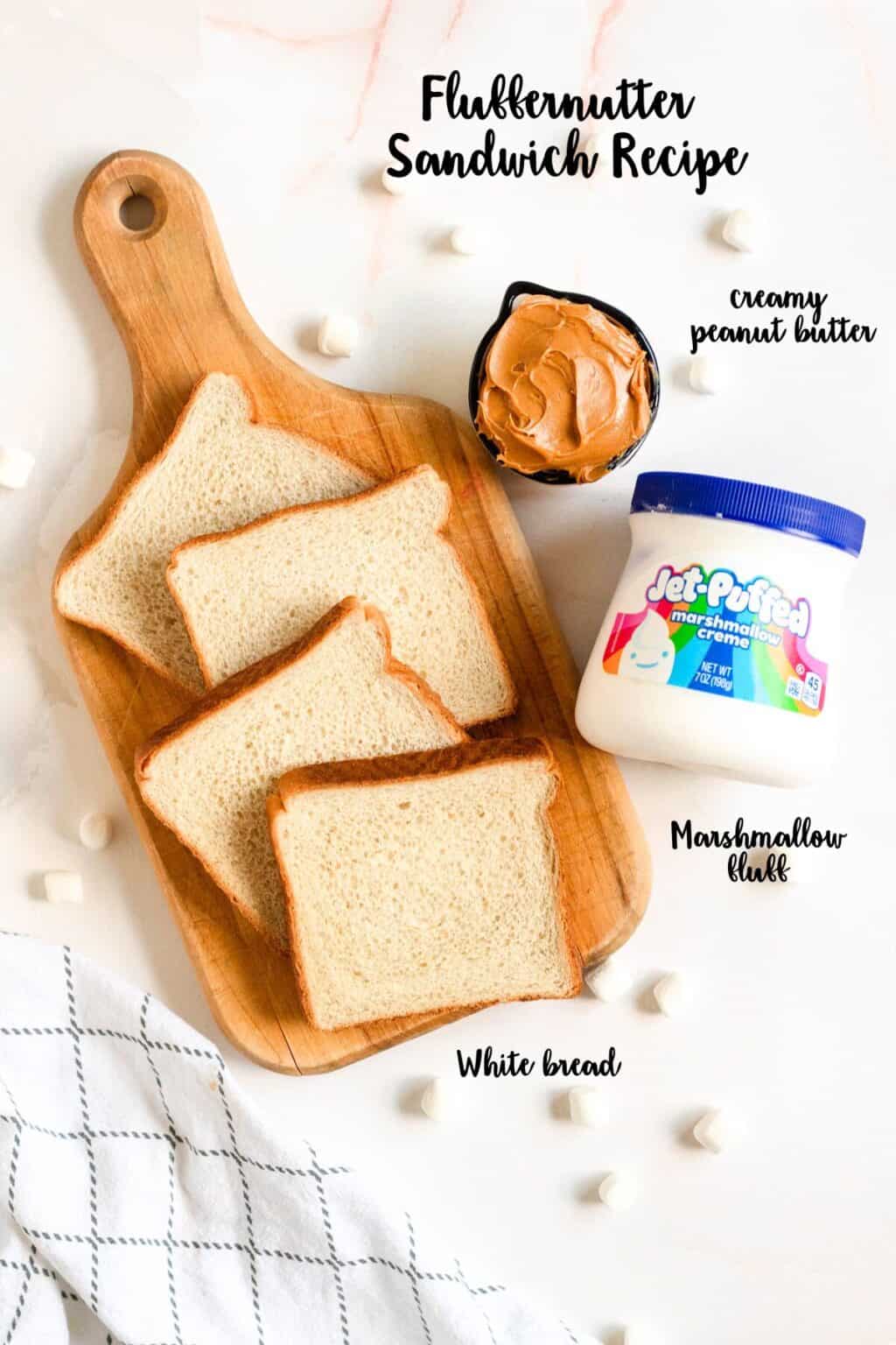 Fluffernutter Draw Fluffernutter Sandwich - A Satisfying Childhood Favorite - The Domestic ...
